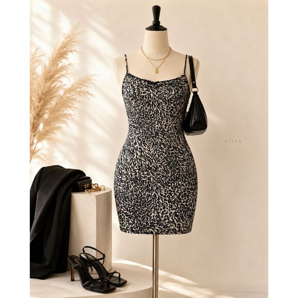 Urban Renewal Dresses & Skirts - Urban Renewal Leopard Print Mini Slip Dress Size M